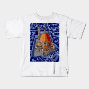 San Lorenzo Florence Italy Illustration Kids T-Shirt